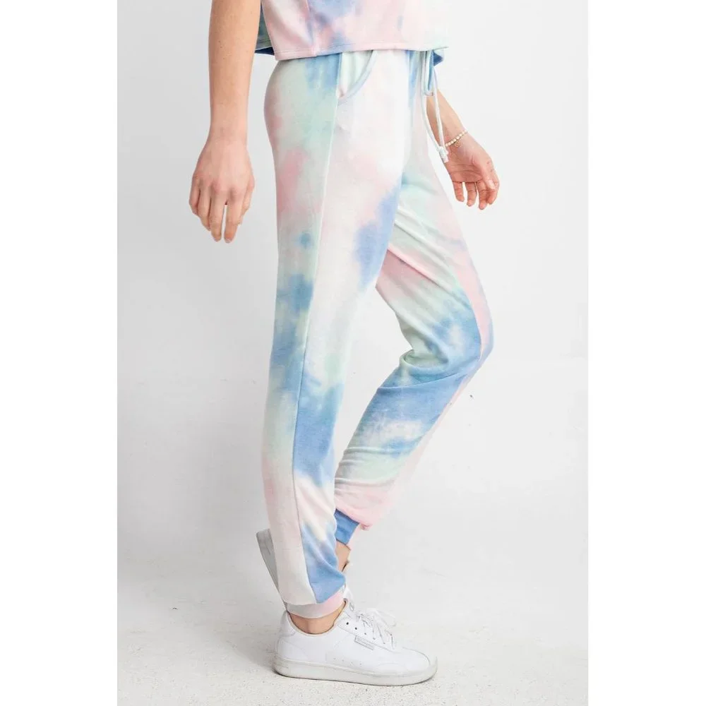 143 Story Cotton Candy Tie Dye Jogger Pant - Picture 3 of 5